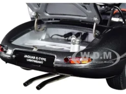 Jaguar Lightweight E Type Roadster RHD Right Hand Drive Dark Gray 1/18 Model Car Autoart 73647