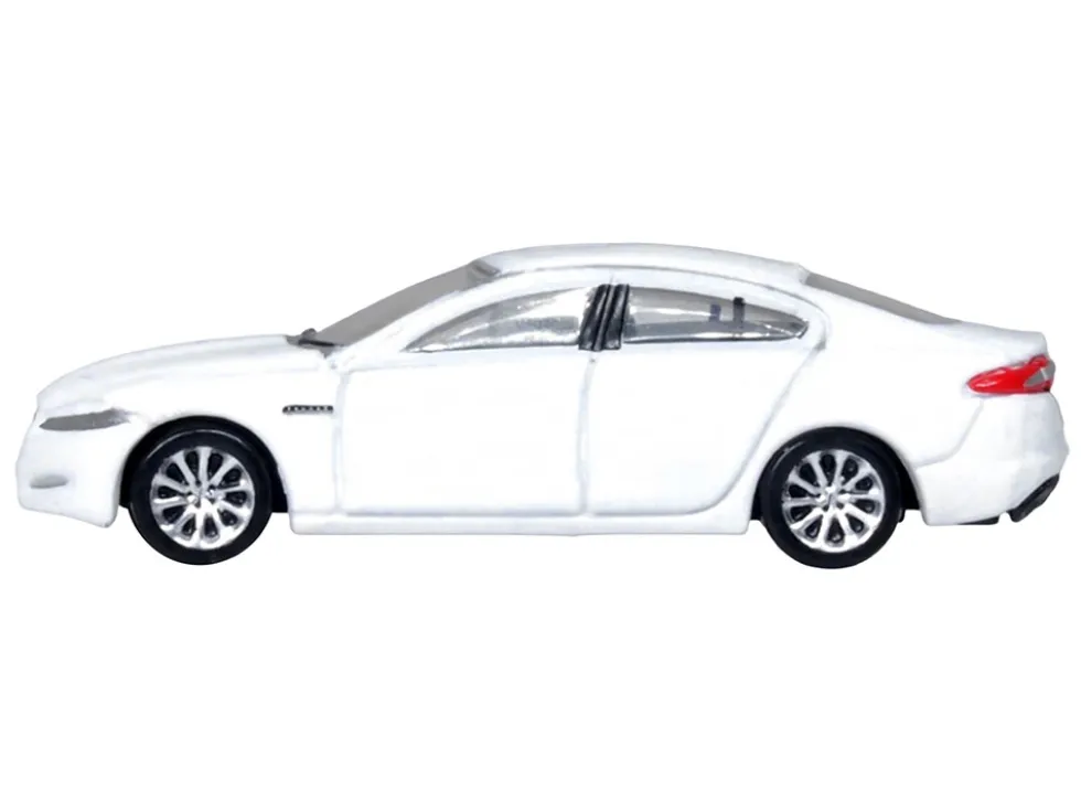 Jaguar XF RHD (Right Hand Drive) Polaris White 1/148 (N) Scale Diecast Model Car by Oxford Diecast