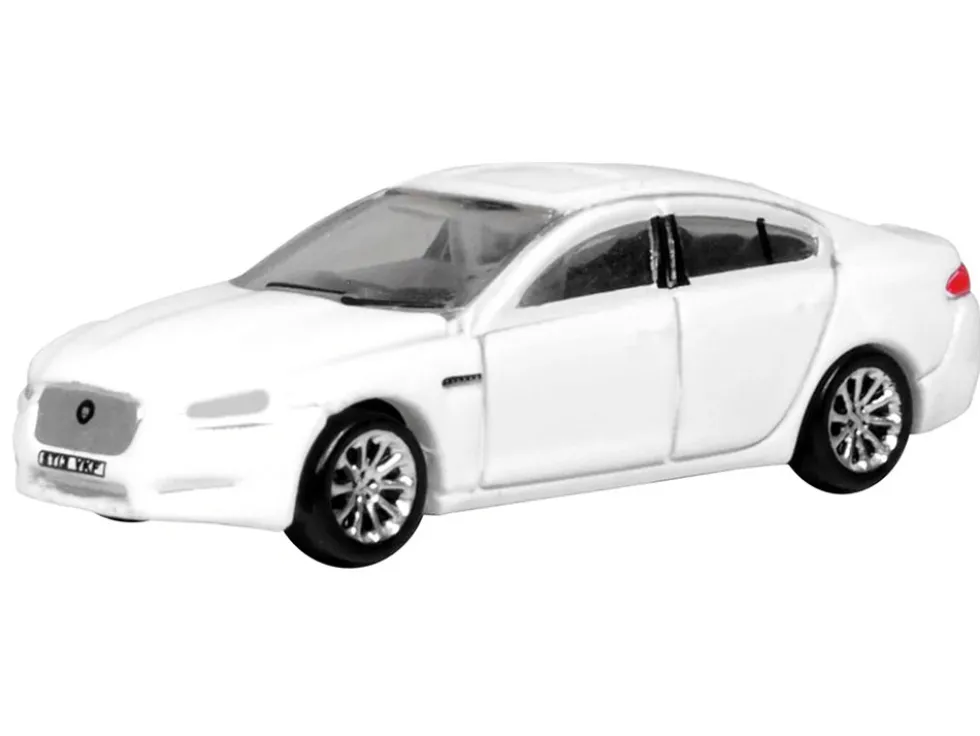 Jaguar XF RHD (Right Hand Drive) Polaris White 1/148 (N) Scale Diecast Model Car by Oxford Diecast