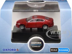 Jaguar XF RHD (Right Hand Drive) Carnelian Red 1/148 (N) Scale Diecast Model Car by Oxford Diecast