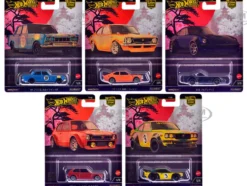 Japan Historics 4 5 piece Set "Car Culture" 2024 Series B Diecast Model Cars by Hot Wheels