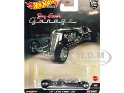 Jay Leno Tank Car Brushed Metal Jay Leno’s Garage Diecast Model Car Hot Wheels HCJ85