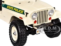 1983 Jeep CJ-5 Cream Hardtop Maryland State Police 