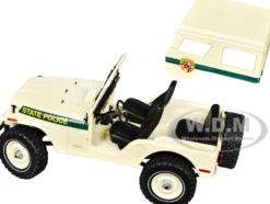 1983 Jeep CJ-5 Cream Hardtop Maryland State Police 