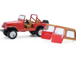 1980 Jeep CJ-7 Laredo Red with Tan Top