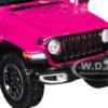 2021 Jeep Gladiator Overland Pickup Truck Purple with Matt Black Top 1/24 Diecast Model Car by Motormax