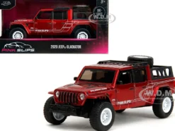 2020 Jeep Gladiator Pickup Truck Candy Red Pink Slips Series 1/32 Diecast Model Car Jada 35364