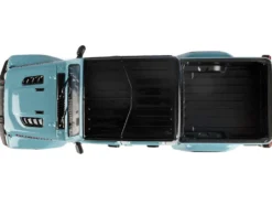 2021 Jeep Gladiator Rubicon (Closed Top) Pickup Truck Blue with Black Top 1/27 Diecast Model Car by Motormax