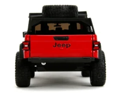 2020 Jeep Gladiator Rubicon Pickup Truck Red with Black Top and Extra Wheels 