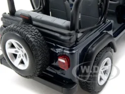 Jeep Wranger Rubicon Blue 1/27 Diecast Model Car Maisto 31245