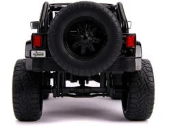 2007 Jeep Wrangler Black Extra Wheels Just Trucks Series 1/24 Diecast Model Car Jada 31560