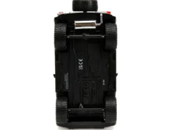 2007 Jeep Wrangler Gray and Black with Blue and White Stripes with Extra Wheels Just Trucks Series 1/24 Diecast Model Car Jada 34194