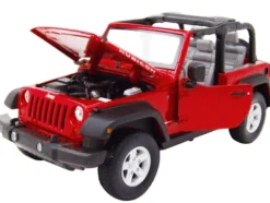 Jeep Wrangler Rubicon Red NEX Models 1/24 Diecast Model Car Welly 22489