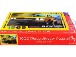 Jigsaw Puzzle 1969 Plymouth GTX Hardtop Pro Street MODEL BOX PUZZLE 1000 piece AMT AWAC009-GTX