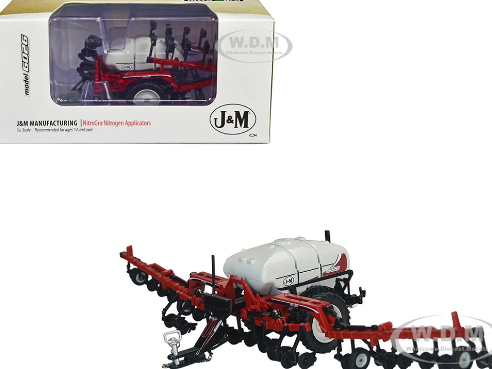 J&M Manufacturing 6026 NitroGro Nitrogen Applicator Red 1/64 Diecast Model SpecCast JMM026