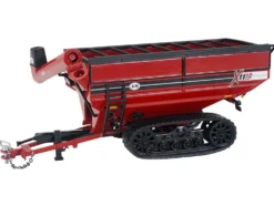 J&M 1112 X-Tended Reach Grain Cart with Tracks Red 1/64 Diecast Model by SpecCast