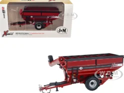 J&M 1112 X-Tended Reach Grain Cart with Dual Wheels Red 1/64 Diecast Model by SpecCast