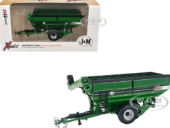 J&M 1112 X-Tended Reach Grain Cart with Dual Wheels Green 1/64 Diecast Model by SpecCast