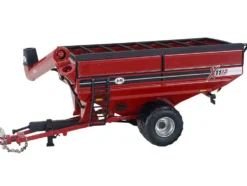 J&M 1112 X-Tended Reach Grain Cart with Wheels Red 1/64 Diecast Model by SpecCast