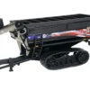 J&M 1112 X-Tended Reach Patriotic Grain Cart with Tracks Black 1/64 Diecast Model by SpecCast
