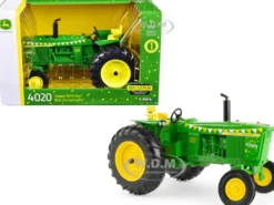 John Deere 4020 Diesel Tractor Green Happy Birthday! Edition Replica Play Series 1/16 Diecast Model ERTL TOMY 45815