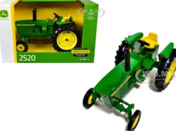 John Deere 2520 Diesel Tractor Green with Yellow Stripes "Replica Play" Series 1/16 Diecast Model by ERTL TOMY