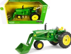 John Deere 4020 Narrow Front Tractor 48 Loader Green Prestige Collection Series 1/16 Diecast Model ERTL TOMY 45724