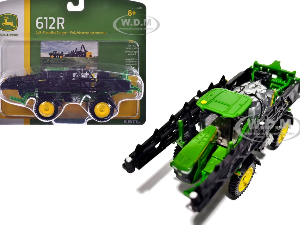 John Deere 612R Self-Propelled Sprayer Green 1/64 Diecast Model by ERTL TOMY