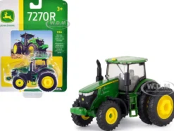 John Deere 7270R Tractor Dual Rear Wheels 1/64 Diecast Model ERTL TOMY 45478