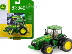John Deere 8R 340 Tractor Dual Wheels Green 1/64 Diecast Model ERTL TOMY 45830