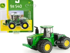 John Deere 9R 540 Tractor Dual Wheels Green 1/64 Diecast Model ERTL TOMY 45764