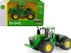 John Deere 9R 640 Tractor Dual Wheels Green Prestige Collection Series 1/64 Diecast Model ERTL TOMY 45763