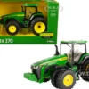 John Deere 8R 370 Tractor Dual Wheels Green Replica Play 1/32 Diecast Model ERTL TOMY 45754