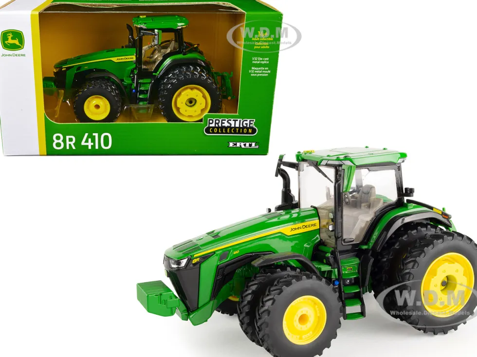John Deere 8R 410 Tractor Dual Wheels Green Prestige Collection 1/32 Diecast Model ERTL TOMY 45706