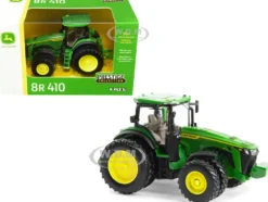 John Deere 8R 410 Tractor Dual Wheels Green Prestige Collection Series 1/64 Diecast Model ERTL TOMY 45733