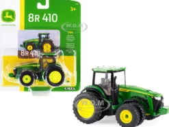 John Deere 8R 410 Tractor Dual Wheels Green 1/64 Diecast Model ERTL TOMY 45709