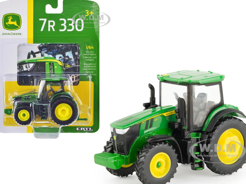 John Deere 7R 330 Tractor Green 1/64 Diecast Model ERTL TOMY 45711