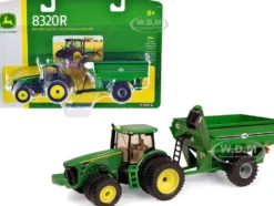 John Deere 8320R Tractor J&M Grain Cart 1/64 Diecast Models ERTL TOMY 45236