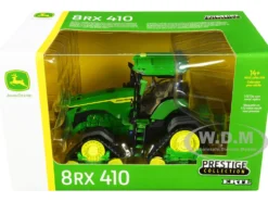 John Deere 8RX 410 Tracked Tractor Green Prestige Collection Series 1/32 Diecast Model ERTL TOMY 45707