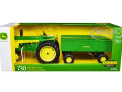 John Deere 730 Tractor Barge Wagon 1/16 Diecast Models ERTL TOMY 45686