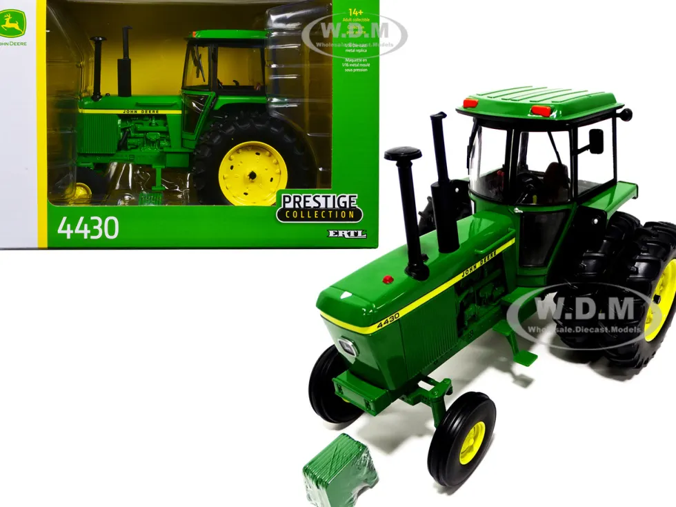 John Deere 4430 Tractor Dual Wheels Green Prestige Collection 1/16 Diecast Model ERTL TOMY 45832
