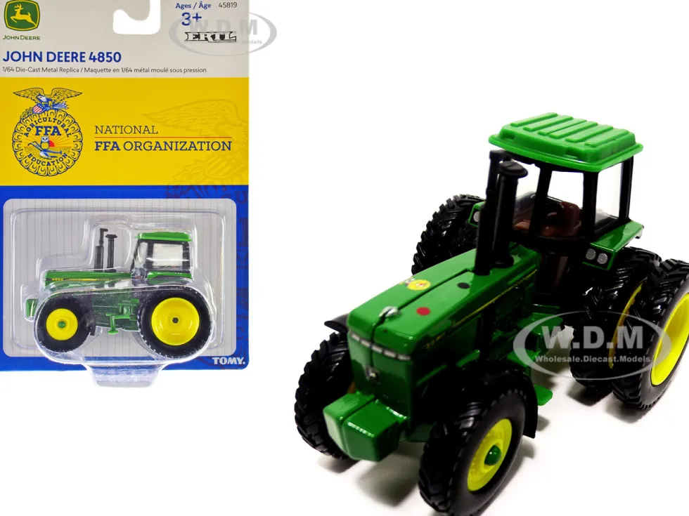 John Deere 4850 Tractor Dual Wheels Green National FFA Organization 1/64 Diecast Model ERTL TOMY 45819
