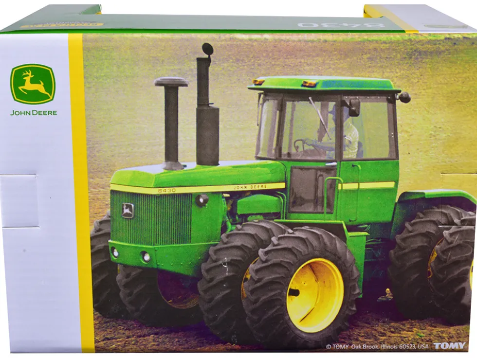 John Deere 8430 Tractor Green Dual Wheels Replica Play 1/32 Diecast Model ERTL TOMY 45795