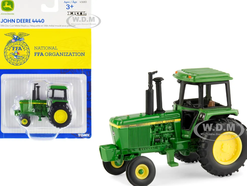 John Deere 4440 Tractor Green National FFA Organization Logo 1/64 Diecast Model ERTL TOMY 45683