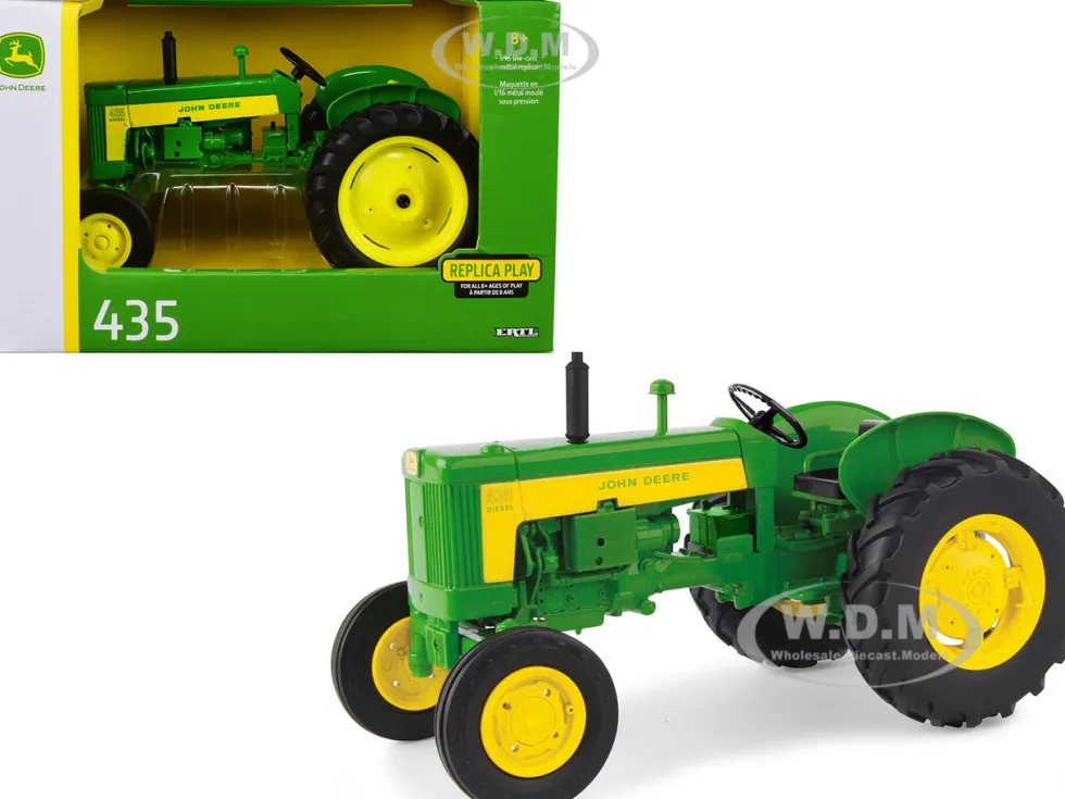John Deere 435 Tractor Green Replica Play Series 1/16 Diecast Model ERTL TOMY 45732