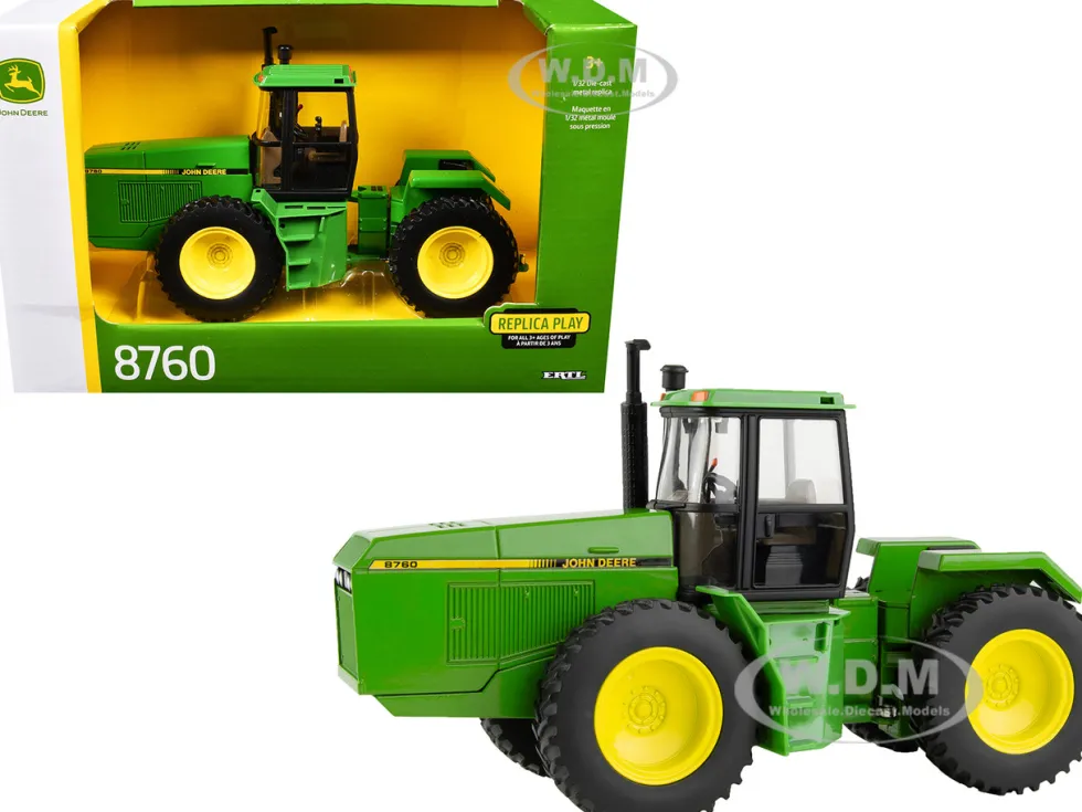 John Deere 8760 Tractor Green "Replica Play" Series 1/32 Diecast Model by ERTL TOMY