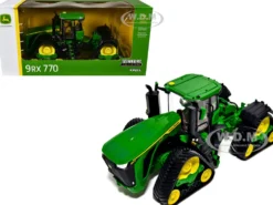 John Deere 4250 Tractor Green with Yellow Stripes "Prestige Collection" Series 1/32 Diecast Model by ERTL TOMY