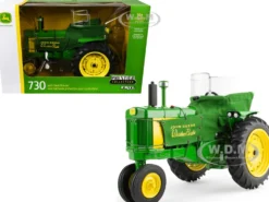 John Deere 730 Tractor with Heat Houser Green "Prestige Collection" Series 1/16 Diecast Model by ERTL TOMY