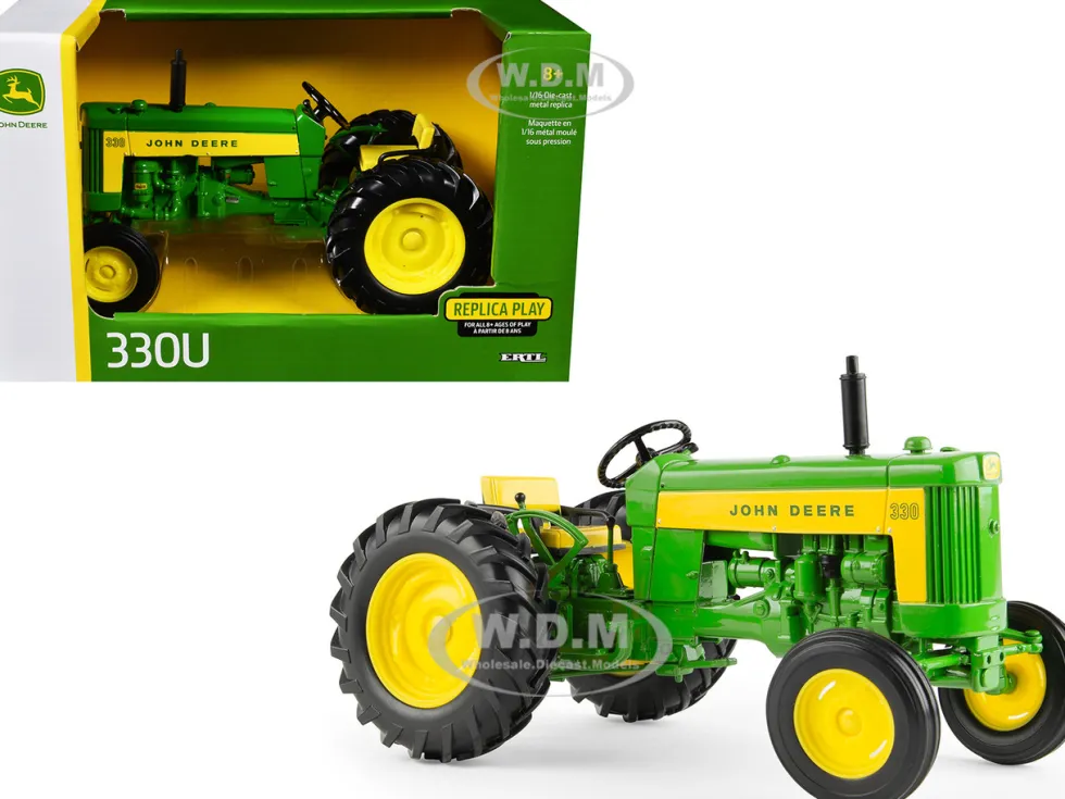 John Deere 330 Utility Tractor Green "Replica Play" Series 1/16 Diecast Model by ERTL TOMY