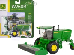 John Deere W260R Windrower Green 1/64 Diecast Model by ERTL TOMY